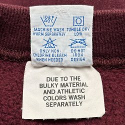 画像6: 【Vintage/Used】Champion® REVERSE WEAVE®"AMERICAN RAG CIE"ワイン