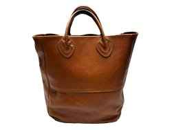 画像1: 【Vintage/Used】L.L.Bean® GENUINE LEATHER OPEN TOTE BAG 1990'S 