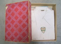 画像1: Deadstock 1950'S TOM SAWYER 綿 ロングポイント・オープンシャツ 箱入 USA製 