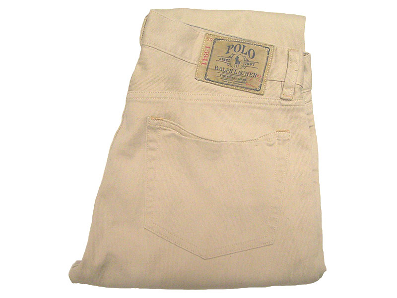 POLO by Ralph Lauren SLIM FIT White Pike Jeans ホワイトピケ・ジーンズ - Luby's （ルビーズ）