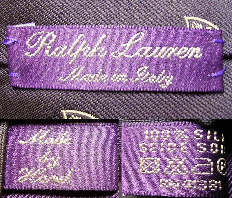 Ralph Lauren Purple Label SILK Tie パープル・レーベル ネクタイ イタリア製 #3 - Luby's （ルビーズ）