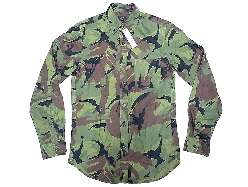 J.Crew Woodland Camouflage B.D.Shirts ウッドランド・カモ ボタンダウン・シャツ - Luby's （ルビーズ）