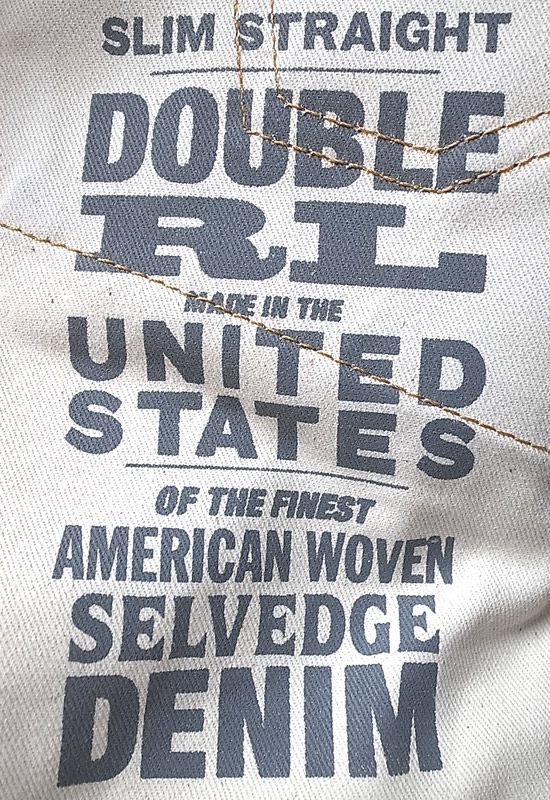 Double RL(RRL) SLIM STRAIGHT JEANS Rigid USA製(American Selvege Denim