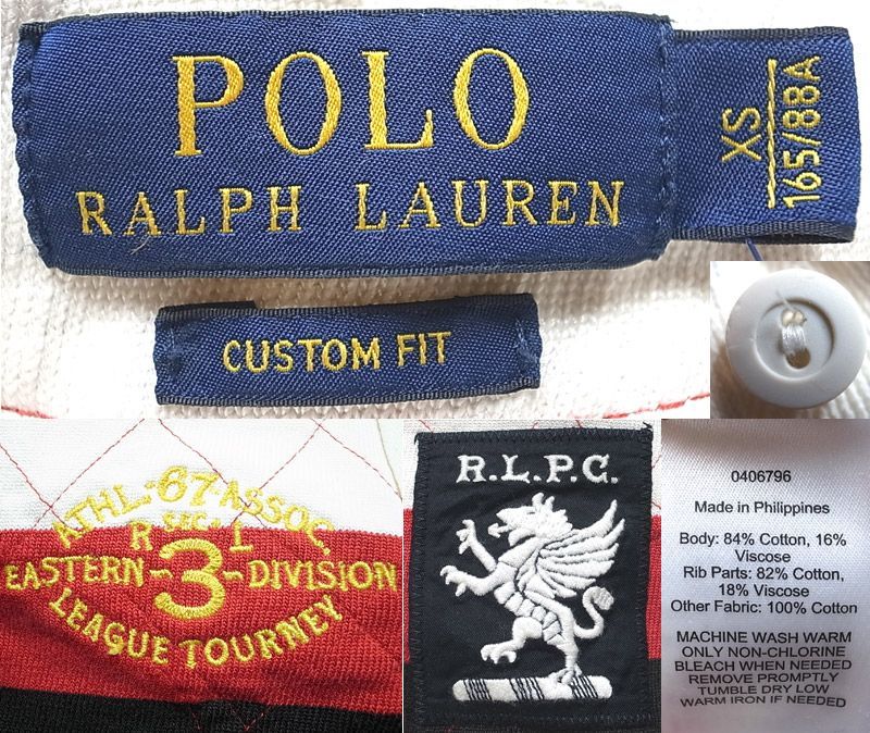 POLO Ralph Lauren Rugger shirts ポロ・ラルフ レーヨン混 ボーダー ラガーシャツ - Luby's （ルビーズ）