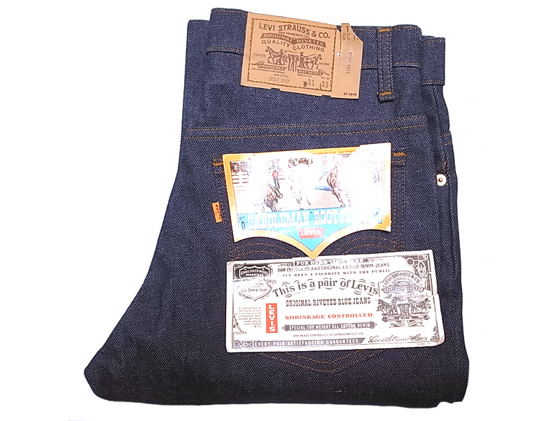 Deadstock 1979-80'S LEVI'S 517 BOOTCUT JEANS 生デニム オレンジ・タブ USA製 - Luby's