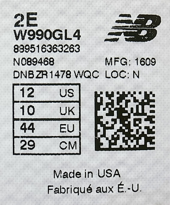 New Balance W990GL4 Made in USA ニューバランス 990 灰 アメリカ製 - Luby's （ルビーズ）