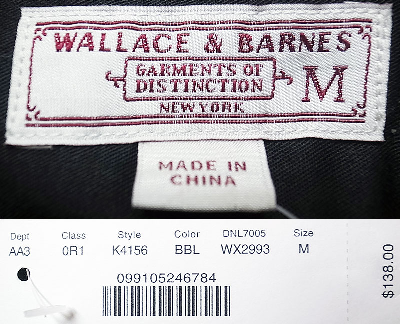 WALLACE & BARNES Plaid CPO Shirts JK ウォレス&バーンズ ウールシャツJK - Luby's （ルビーズ）