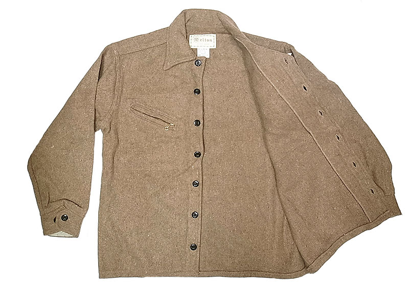 Deadstock 1980 90 S Melton Outer Wear メルトン Cpo Jk 茶ウール Made In Usa Luby S （ルビーズ）