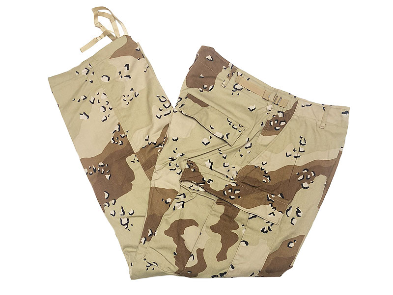Deadstock 1983'S US.Military Combat Trousers Desert Camo チョコチップ