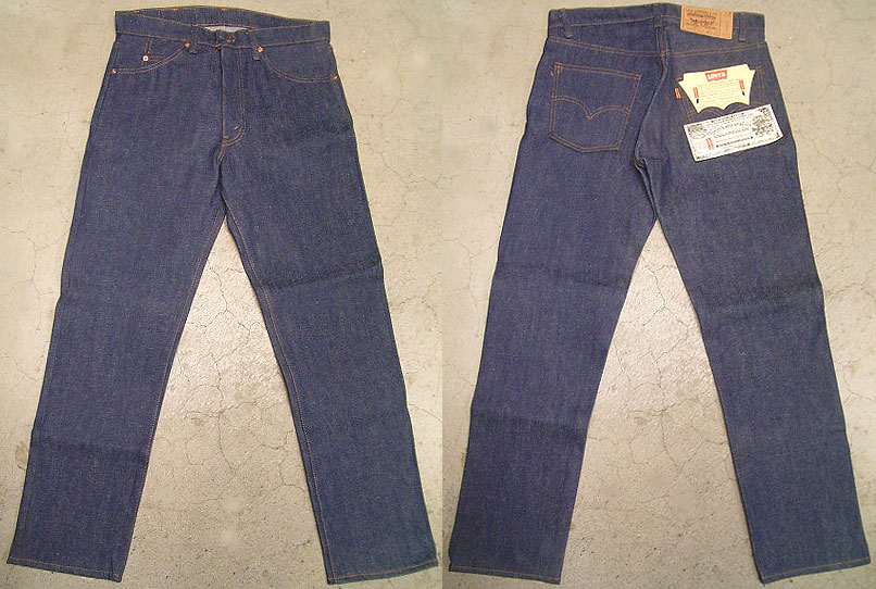 Deadstock 1978'S LEVI'S 505 JEANS ジッパーフライ 生デニム オレンジ・タブ USA製 - Luby's （ルビーズ）