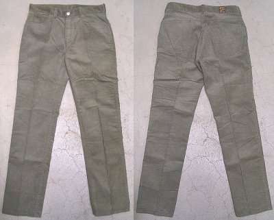 画像1: Deadstock 1960-70'S BIG SMITH Buckaroo SLIM FIT Corduroy Pants USA製