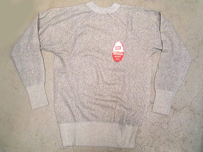 画像1: Deadstock 1960-70'S Hanes Breezesheield  Sweat Shirts Gray 綿100% USA製