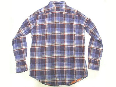 画像1: POLO by Ralph Lauren 2Ply Plaid Flannel Shirts Blue/Red ポロ・ラルフ