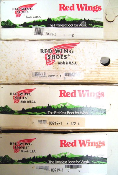 画像3: Deadstock 1989-99'S RED WING 919-1 LOGGER Boots Made in USA 箱付