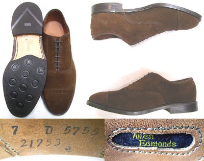 画像2: Deadstock 2000'S Allen Edomonds Fifth Ave Suede Made in USA 靴袋/箱付