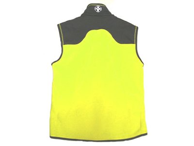 画像1: RLX by Ralph Lauren Fleece Vest Fluorescent Yellow×Black ラルフ・エックス