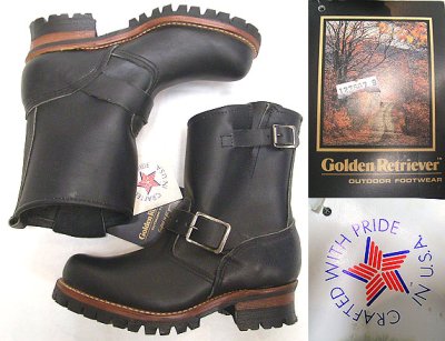 画像2: Deadstock 1980-90'S Golden Retriever Engineer Boots USA製 箱ナシ