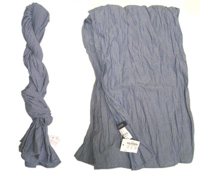 画像1: J.CREW Stripe Scalf  100% Cotton ジェイ・クルー 織生地 ストライプ スカーフ