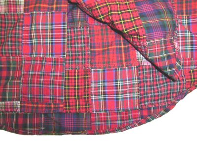 画像2: Ralph Lauren Patch-Work Plaid B.D.Shirts タータン・チェック パッチワークシャツ