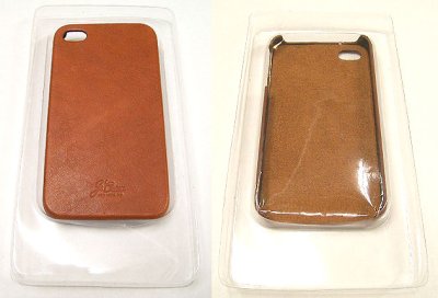 画像1: J.CREW 4G IPHONE Leather（本革）CASE  茶　アイフォーン( 4,4S)ケース