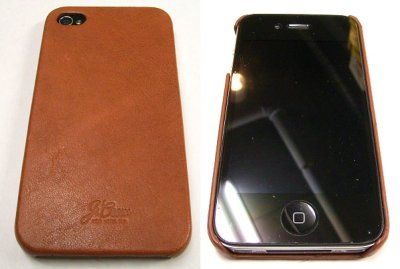 画像2: J.CREW 4G IPHONE Leather（本革）CASE  茶　アイフォーン( 4,4S)ケース