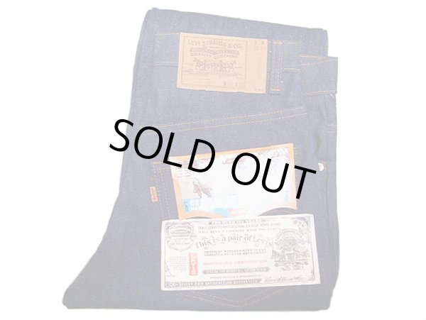 Deadstock 1979-80'S LEVI'S 517 BOOTCUT JEANS 生デニム オレンジ