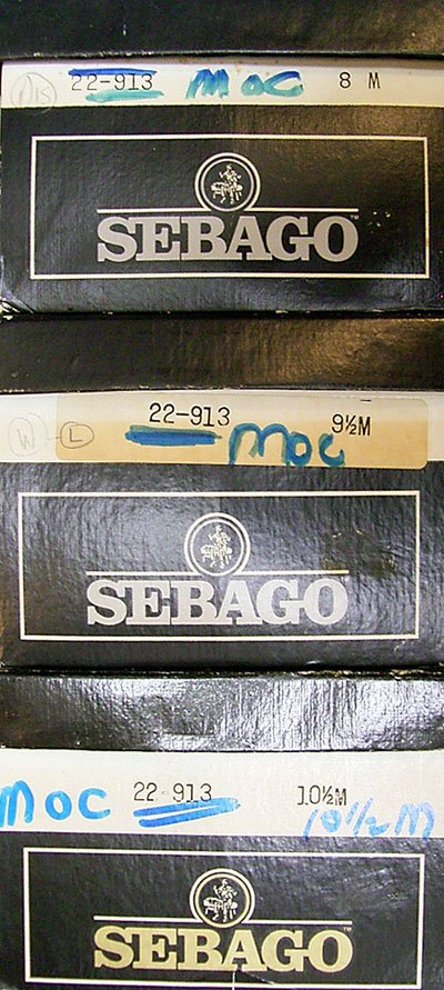 画像3: Deadstock 1980'S SEBAGO CAMPSIDES  22-913 セバゴ 紺 USA製  箱付 