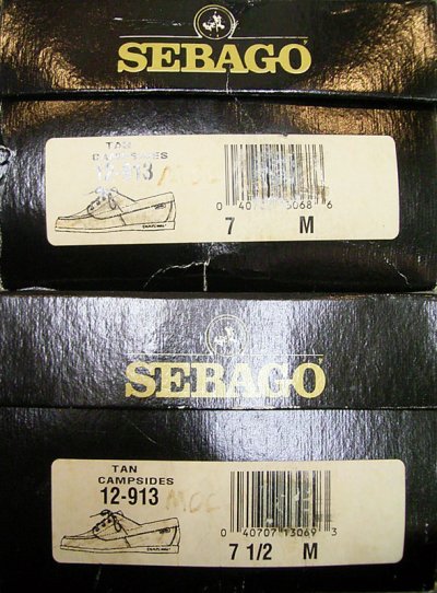 画像3: Deadstock 1990'S SEBAGO CAMPSIDES  12-913 セバゴ 茶 USA製  箱付 