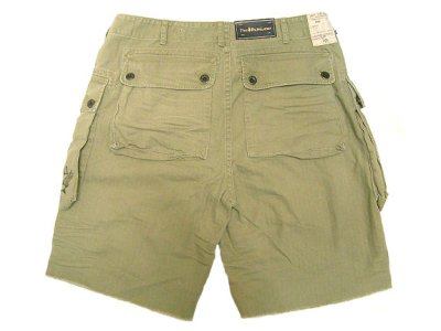画像2: POLO by Ralph Lauren  USMC HBT Drill Shorts Army Green Vintage加工 