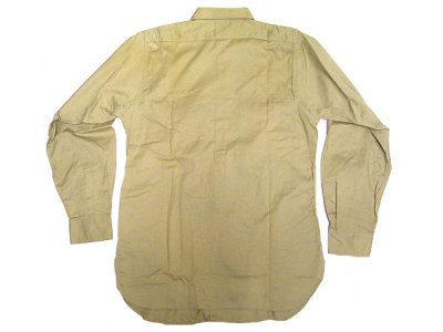 画像2: Deadstock 1960-70'S TUF-NUT Khaki Twill  Work Shirts マチ付（ミミ付） USA製 