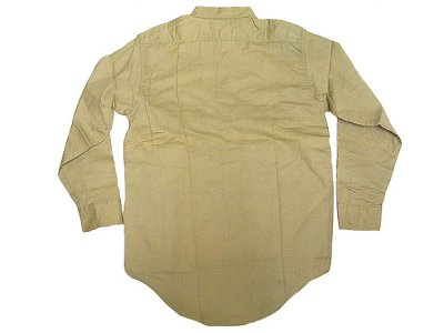 画像2: Deadstock 1960-70'S FLY'S Lot:70A  Khaki Cotton Twill  Work Shirts USA製 