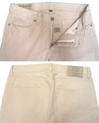 画像2: POLO by Ralph Lauren SLIM FIT White Pike Jeans ホワイトピケ・ジーンズ