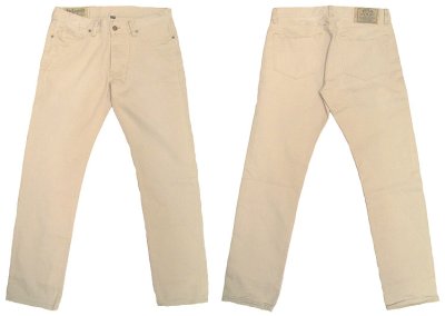 画像1: POLO by Ralph Lauren SLIM FIT White Pike Jeans ホワイトピケ・ジーンズ