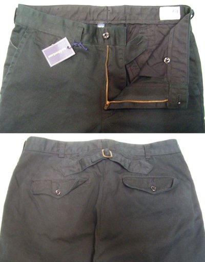 画像2: POLO by Ralph Lauren Black SLIM GI FIT Trousers バックル・バック