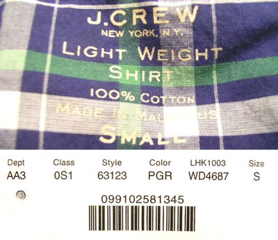 画像3: J.CREW LIGHT WEIGHT Plaid B.D Shirts  H/S ウオッシュド・・ボタンダウン