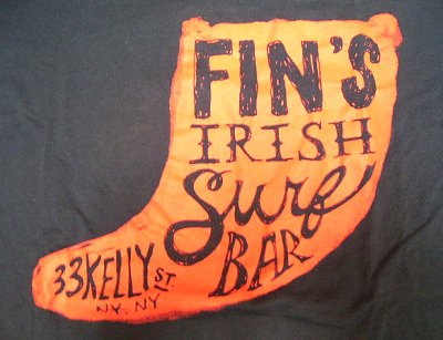 画像2: J.CREW VINTAGE GRAPHICS T　"FIN'S IRISH Surf Bar"ジェイ・クルーＴシャツ 