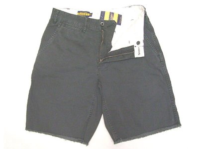 画像1: RUGBY by Ralph Lauren Buckle Back Chino Shorts ブラック・チノ短パン