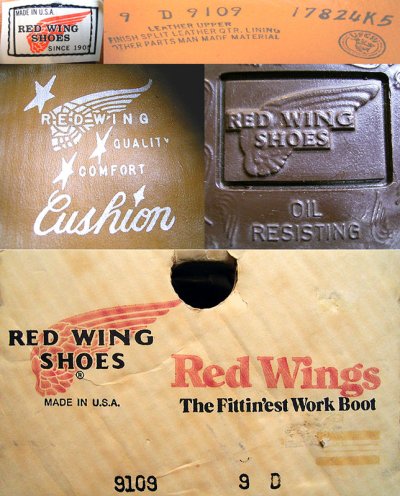 画像3: Deadstock 1985'S RED WING 9109 OXFORD SHOES Plane-Toe USA製 箱付 