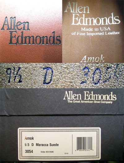 画像3: Allen Edmonds Amock Suede Chukka Boot Maracca  Vintage加工 USA製 箱付