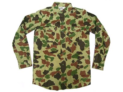 画像1: Deadstock 1980'S Duxbak Camouflage Chamois Shirts シャモアシャツ USA製 