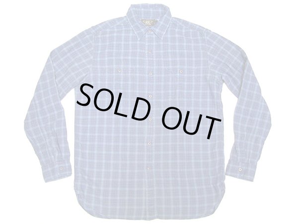 画像1: Double RL(RRL) Indigo Flannel Shirts  ダブルアールエル フランネル メタルボタン (1)