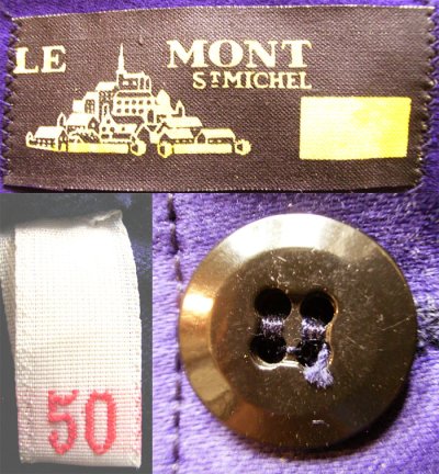 画像3: Deadstock 1970'S Mont Saint-Michel Work JK 紺モールスキン フランス製 