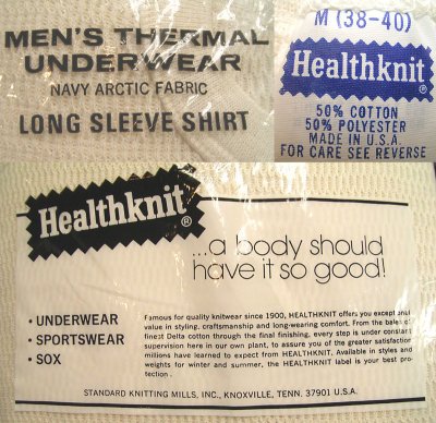画像3: Deadstock 1980'S Healthknit Ski Thermal Shirts ヘルスニット USA製  袋入
