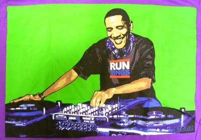 画像2: STEEZ DJ Obama T-Shirts スティーズ　DJ  オバマ Tシャツ 100% Cotton