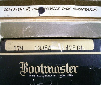 画像3: Deadstock 1960-70'S BOOTMASTER 179 BK GRAIN WING-TIP USA製 箱付