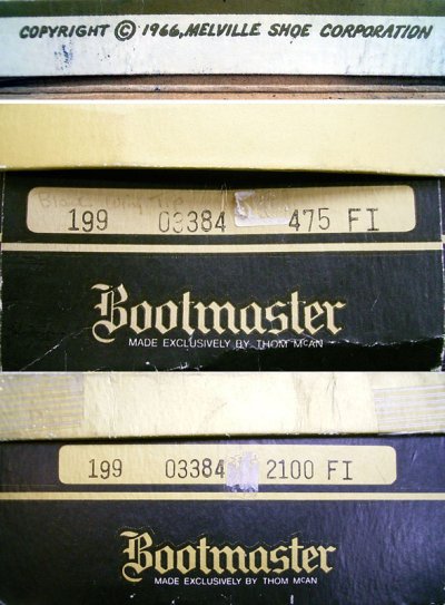 画像3: Deadstock 1960-70'S BOOTMASTER 199 BK GRAIN WING-TIP USA製 箱付