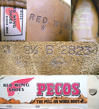 画像3: Deadstock 1982-1987'S RED WING 1155 Pecos Boots ペコス USA製 箱付