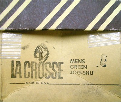 画像3: Deadstock 1970-80'S LA CROSSE JOG-SHU 緑 ジョグ・シュー USA製 箱付
