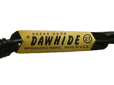 画像2: Deadstock 1960-90'S DAWHIDE  SHOE LACES ロウ引き靴ヒモ 黒 アメリカ製