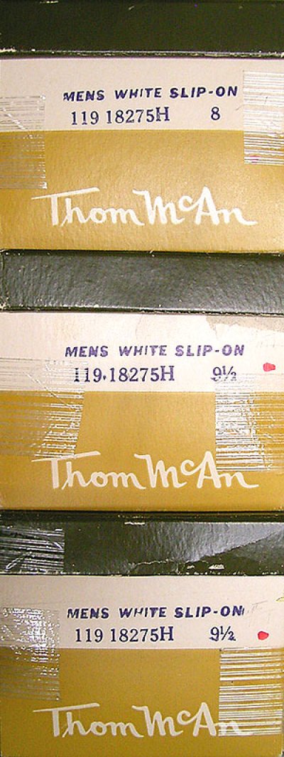 画像3: Deadstock 1970-80'S Thom McAn Skippers SLIP ON White USA製 箱付